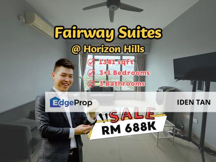 Fairway Suites @ Horizon Hills For Sale Near Iskandar Puteri, Bukit Indah, Nusa Idaman, Senadi Hills, Eco Botanic, Nusa Indah, Nusa Sentral, Medini, Johor, Horizon Hills
