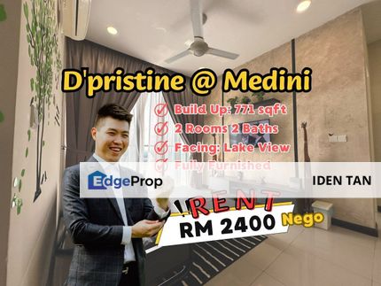D'Pristine Medini High Floor Fully Furnished Unit For Rent Near Medini, East Ledang, Horion Hills, Eco Botanic, Puteri Harbour, Iskandar Puteri, Johor, Nusajaya