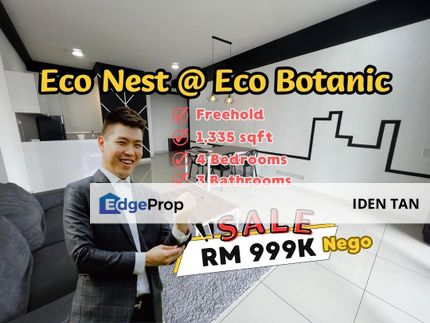 Eco Nest Eco Botanic 4 Bedrooms Unit For Sale Near Eco Botanic, East Ledang, Puteri Harbour, Gelang Patah, Horizon Hills, Nusa Sentral, Medini, Johor, Nusajaya