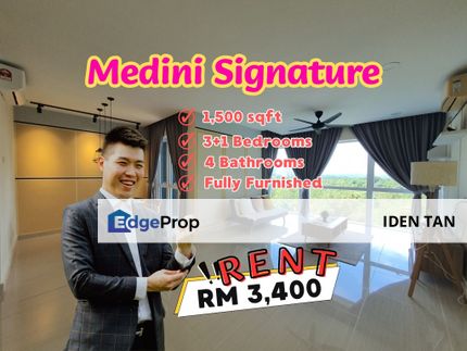 Medini Signature Fully Furnished Unit For Rent Near Iskandar Puteri, Medini, Eco Botanic, Ledang Heights, Bukit Indah, Puteri Harbour, Horizon Hills, Johor, Nusajaya