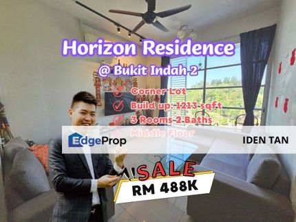 Horizon Residence Bukit Indah Corner Unit For Sale Near Bukit Indah, Iskandar Puteri, Nusa Indah, Horizon Hills, Nusa Idaman, Senadi Hills, Perling, Johor, Bukit Indah