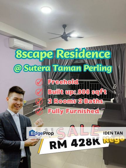 8scape Residence @ Sutera Taman Perling For Sale Near Taman Baiduri, Uda Utama, Nusa Bestari, Bukit Indah, Sutera Utama, Nusa Duta, Casa Almyra, Johor, Johor Bahru