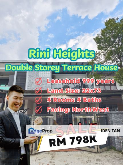 Rini Heights Mutiara Rini Double Storey Terrace House For Sale Near Tun Aminah, Sutera Utama, Mutiara Mas, Mutiara Bestari, Skudai Baru, Seri Orkid, Johor, Skudai
