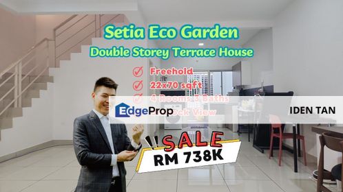 Setia Eco Garden Double Storey Terrace House For Sale Near Gelang Patah, Eco Village, GP Prima, Pulai Mutiara, Pulai Indah, Nusantara Prima, Nusa Bayu, Johor, Gelang Patah