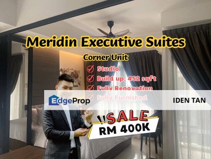 Meridin Executive Suites Fully Furnished Studio Corner Unit For Sale Near Medini, Iskandar Puteri, Eco Botanic, Horizon Hills, Puteri Harbour,1 Medini, Johor, 