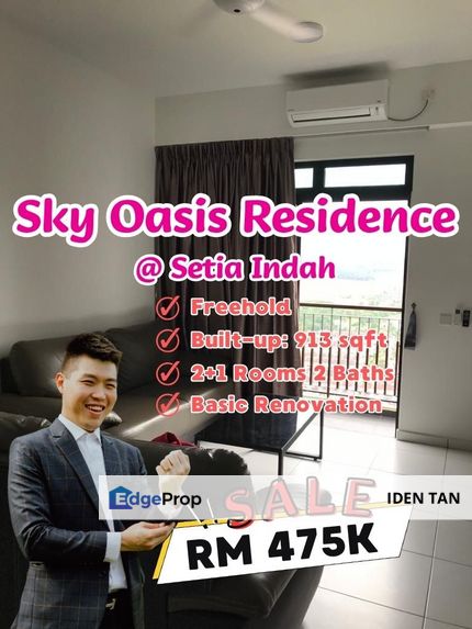 Sky Oasis Residence Setia Indah For Sale Near Mount Austin, Taman Daya, Austin Crest, JP Perdana, Eco Cascadia, Seri Austin, Desa Tebrau, Dato Onn, Johor, Johor Bahru