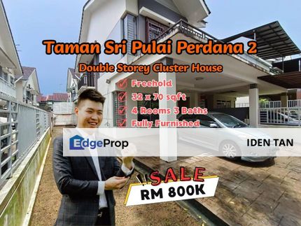 Sri Pulai Perdana 2 Double Storey Cluster House For Sale Near Kangkar Pulai, Pulai Jaya, Sri Pulai, Pulai Hijauan, Pulai Emas, Taman Universiti,Skudai, Johor, Skudai