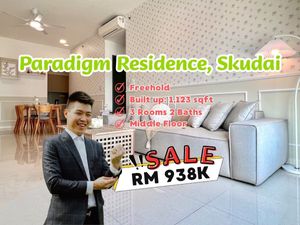 Paradigm Residence 3 Bedrooms Apartment For Sale Near Skudai, Tampoi ...