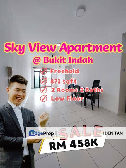 Sky View Apartment Bukit Indah For Sale Near Nusa Duta, Nusa Bestari, Perling, Iskandar Puteri, Uda Utama, Horizon Hills, Nusa Idaman, Nusa Indah, Johor, Bukit Indah