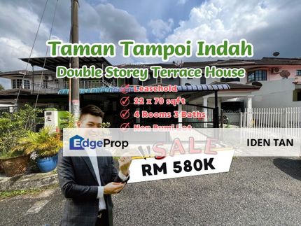 Tampoi Indah Double Storey Terrace House For Sale Near Tampoi Utama, Bukit Mewah, Taman Johor, Sutera Utama, Perling, Uda Utama, Munsyi Ibrahim,Tampoi, Johor, Tampoi