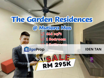 The Garden Residences Mutiara Mas 1 Bedroom Unit For Sale Near Mutiara Rini, Mutiara Bestari, Tun Aminah, Seri Orkid, Skudai Baru, Taman Universiti, Johor, Skudai