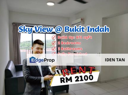 Sky View Bukit Indah Fully Furnished Service Apartment For Rent Near Bukit Indah, Nusa Duta, Perling, Taman Sutera, Nusa Idaman, Nusa Indah, Nusajaya, Johor, Bukit Indah