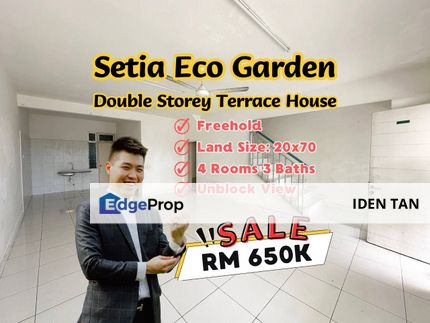 Setia Eco Garden Double Storey Terrace House For Sale Near Eco Village, Gelang Patah, Nusantara Prima, GP Prima, Nusa Bayu, Pulai Indah, Pulai Mutiara, Johor, Gelang Patah