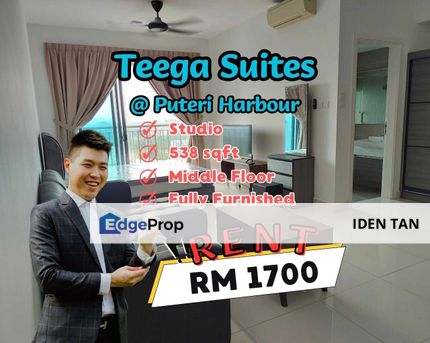 Teega Suites Puteri Harbour Fully Furnished Studio For Rent Near Puteri Harbour, Iskandar Puteri, Eco Botanic, Gelang Patah, Bukit Indah, East Ledang, Johor, 
