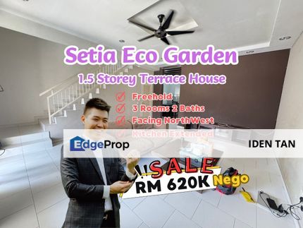 Setia Eco Garden 1.5 Storey Terrace House For Sale Near Eco Village, Gelang Patah, Nusantara Prima, Nusa Bayu, GP Prima, Pulai Indah, Pulai Mutiara, Johor, Gelang Patah