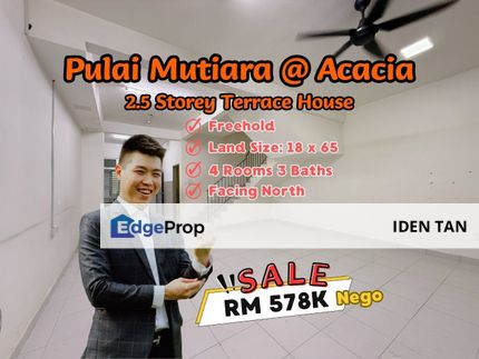 Pulai Mutiara Acacia 2.5 Storey Terrace House For Sale Near Kangkar Pulai, Pulai Indah, Skudai, Pulai Hijauan, Setia Eco Gardens,Gelang Patah,GP Prima, Johor, Kangkar Pulai