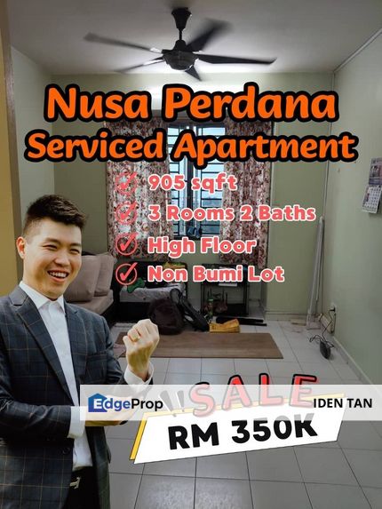 Nusa Perdana Serviced Apartment Gelang Patah For Sale Near Nusa Perintis, Taman Nusantara, Nusa Sentral, Eco Botanic, Horizon Hills,Bukit Indah,Medini, Johor, Gelang Patah