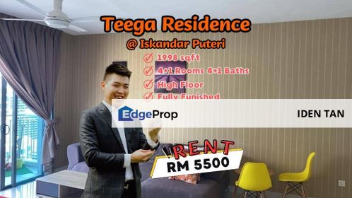 Teega Residence Puteri Harbour Fully Furnished Unit For Rent Near Puteri Cove, Teega Suites, Encrop Marina, Medini, East Ledang, Iskandar Puteri, Johor, Kota Iskandar