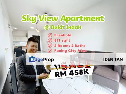 Sky View Apartment Bukit Indah For Sale Near Nusa Duta, Nusa Bestari, Perling, Uda Utama, Horizon Hills, Taman Serimbun, Nusa Idaman, Nusa Indah, Johor, Bukit Indah