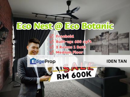 Eco Nest Eco Botanic Medium Floor Unit For Sale Near Eco Botanic, Horizon Hills, Nusa Sentral, Gelang Patah, Medini, Iskandar Puteri, Bukit Indah, Johor, Nusajaya