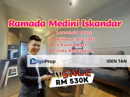 Ramada Medini Iskandar Fully Renovation Unit For Sale Near Medini, Legoland, Sunway Iskandar, East Ledang, Ledang Heights, Gelang Patah, Horizon Hills, Johor, Nusajaya