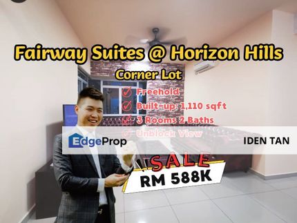 Fairway Suites Horizon Hills Corner Unit For Sale Near Iskandar Puteri, Bukit Indah, Senadi Hills, Eco Botanic, Aurora Sentral, Ledang Heights, Medini, Johor, Horizon Hills