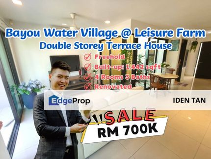 Leisure Farm Double Storey Terrace House Renovated Unit For Sale Near Gelang Patah, Aspira Garden, Aspira Lakehomes, Eco Botanic, Iskandar Puteri, Johor, Gelang Patah