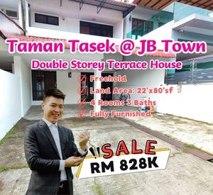 Taman Tasek Double Storey Terrace House Fully Furnished For Sale Near ...