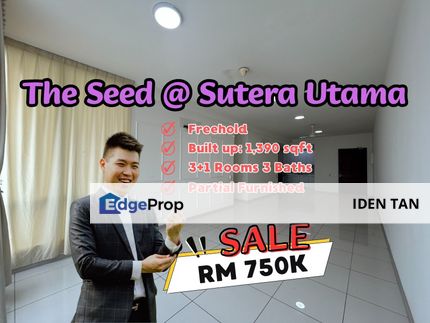 The Seed Sutera Utama Condominium For Sale Near Uda Utama, Danga Sutera, Tun Aminah, Perling, Nusa Bestari, Tampoi Indah, Bukit Indah, Nusa Duta, Johor, Skudai