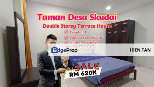 Desa Skudai Double Storey Terrace House For Sale Near Sri Skudai, Sri Putra, Skudai Indah, Taman Universiti, Pulai Utama, Pulai Flora, Taman Harmoni, Johor, Skudai