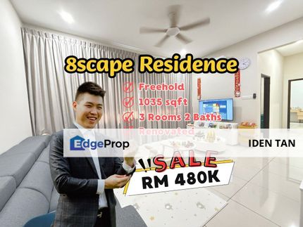 8Scape Residence Renovated Unit For Sale Near Taman Sutera, Perling, Taman Baiduri, Bukit Indah, Nusa Duta, Casa Amira, Nusa Bestari, Uda Utama, Johor, Johor Bahru