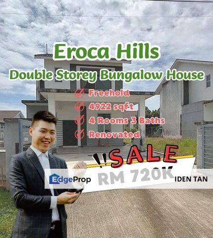 Eroca Hills Kulai Scientex Double Storey Bungalow House For Sale Near Taman Manis, Kelapa Sawit, Taman Lagenda Putra, Bandar Indahpura, Bandar Putra, Johor, Kulai