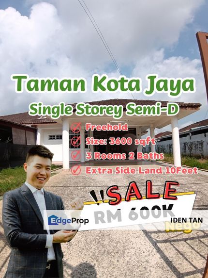 Taman Kota Jaya Single Storey Semi-D Near Kota Tinggi, Taman Muhibbah, Taman Laksamana, Kota Mas, Kota Kecil, Sri Lalang, Taman Melati, Kota Merdesa, Johor, Kota Tinggi