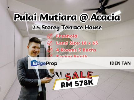 Pulai Mutiara 2.5 Storey Terrace House For Sale Near Pulai Indah, Setia Eco Gardens, Aster Heights, Laman Citra, Setia Eco Village, Gelang Patah, Johor, Kangkar Pulai