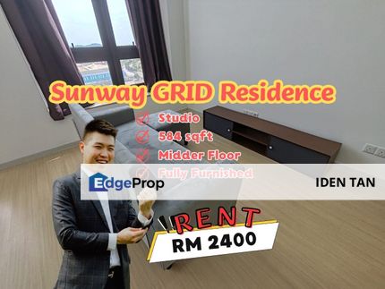 Sunway Grid Residence Fully Furnished Studio For Rent Near Iskandar Puteri, Emerald Residence, Sunway Iskandar, East Ledang, Medini, Eco Botanic, Johor, 