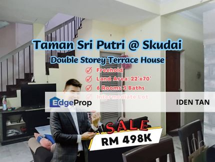 Taman Sri Putri Double Storey Terrace House For Sale Sri Kulai, Taman Harmoni, Skudai Indah, Bukit Gemilang, Taman Nesa, Tun Aminah, Sutera Utama, Johor, Skudai