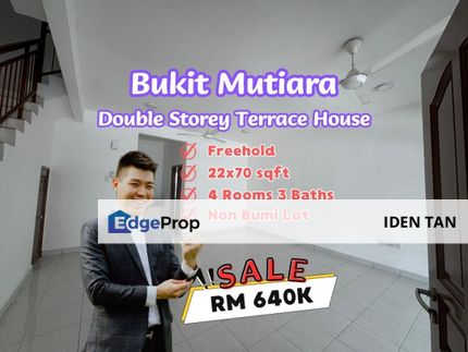 Bukit Mutiara Double Storey Terrace House Near Dato Onn, Adda Heights, Setia Tropika, Kempas Indah, Austin Duta, Taman Daya, Seri Austin, Eco Cascadia, Johor, Johor Bahru