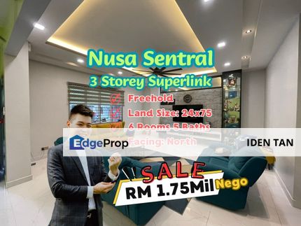 Nusa Sentral 3 Storey Superlink Renovated Unit For Sale Near Gelang Patah, Eco Botanic, Horizon Hills, Iskandar Puteri, Bukit Indah, Nusa Idaman, Johor, 