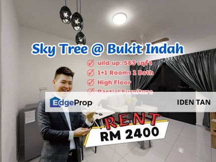Sky Tree Bukit Indah High Floor Unit For Rent Near Bukit Indah, Taman Serimbun, Nusa Duta, Nusa Bestari, Perling, Sky Executive, Sky Loft, Sky Breeze, Johor, Nusajaya