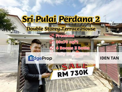 Sri Pulai Perdana 2 Double Storey Terrace House Fully Renovated Extended For Sale Near Taman Universiti, Kangkar Pulai, Pulai Jaya, Sri Pulai, Skudai, Johor, Skudai