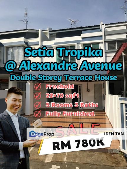 Setia Tropika Double Storey Terrace House Fully Furnished Unit For Sale Near Dato Onn, Nasa City, Bukit Mutiara, Kempas Indah, Kempas Utama, Kempas, Johor, Setia Tropika
