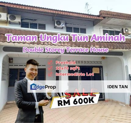 Tun Aminah Double Storey Terrace House For Sale Near Mutiara Rini, Seri Orkid, Skudai Baru, Sutera Utama, Nusa Bestari, Uda Utama, Skudai Indah,Skudai, Johor, Skudai
