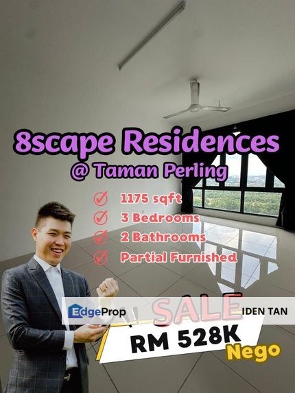 8scape Residences Taman Perling Serviced Apartment For Sale Near Taman Sutera, Nusa Bestari, Nusa Duta, Bukit Indah, Casa Amira, Taman Baiduri, Johor, Johor Bahru
