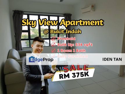 Sky View Apartment Bukit Indah Fully Furnished Unit For Sale Near Nusa Duta, Taman Serimbun, Nusa Idaman, Nusa Indah, Perling, Nusa Bestari, Nusajaya, Johor, Bukit Indah