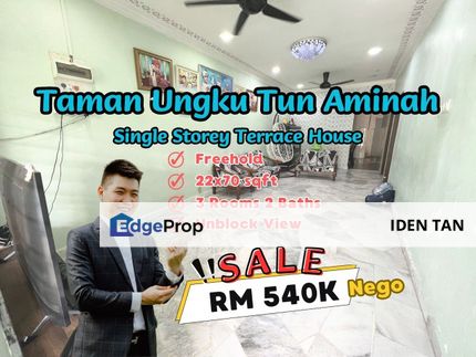 Tun Aminah Single Storey Terrace House Renovated Unit For Sale Near Skudai Baru, Sutera Utama, Nusa Bestari, Mutiara Rini, Skudai Indah, Taman Nesa, Johor, Skudai