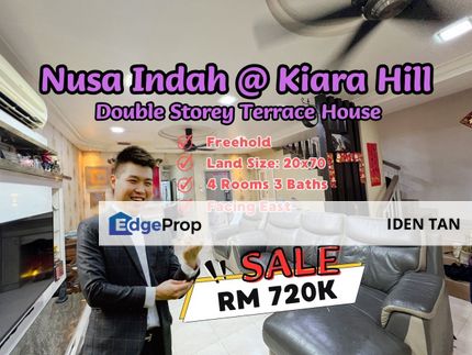 Nusa Indah Double Storey Terrace House Renovated Unit For Sale Near Bukit Indah, Nusa Idaman, Horizon Hills, Eco Botanic, Nusa Sentral,Iskandar Puteri, Johor, Nusajaya