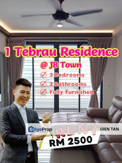 1 Tebrau Residence Fully Furnished Service Residence For Rent Near Southkey Mosaic, KSL D'Esplanade, Twin Galaxy, Setia Sky 88, Pinnacle Tower,JB Town, Johor, Johor Bahru
