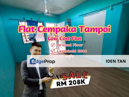 Flat Cempaka Tampoi Ground Floor Unit For Sale Near Taman Cempaka, Taman Dahlia, Taman Johor, Bukit Mewah, Tampoi Indah, Tampoi Utama, Tampoi, Johor, Johor Bahru