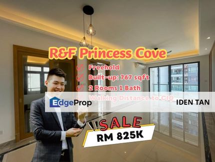 R&F Princess Cove Phase 1 Service Apartment For Sale Near Meldrum Heights, SkySuites, V@SummerPlace, Sky Habitat, TriTower, Twin Tower, JB Town, CIQ, Johor, Johor Bahru
