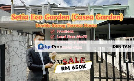 Setia Eco Garden Double Storey Terrace House For Sale Near Setia Eco Village, Gelang Patah, Nusantara Prima, Laman Citra, Aster Height, Pulai Mutiara, Johor, Gelang Patah